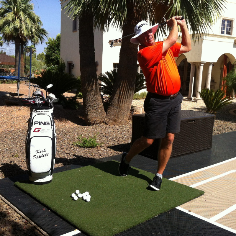 Real Feel Country Club Elite Golf Mat - 5'x5'