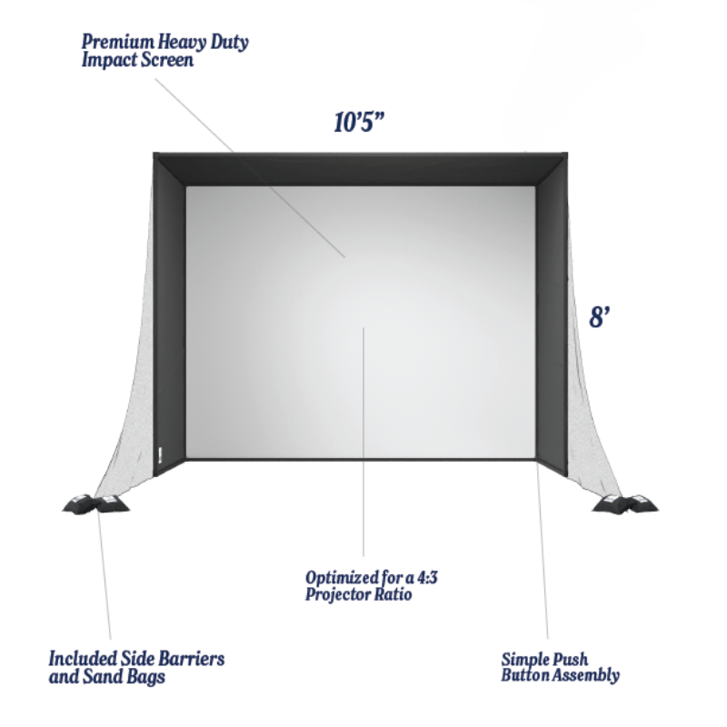 SwingBay Enclosure Golf Simulator Package